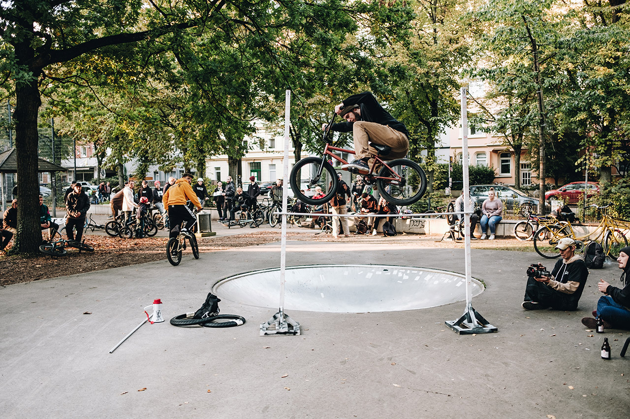 Schüssel is dat nich! Oder etwas doch? Robin Gehmeyer, 180 während des Hochsprungwettbewerbs