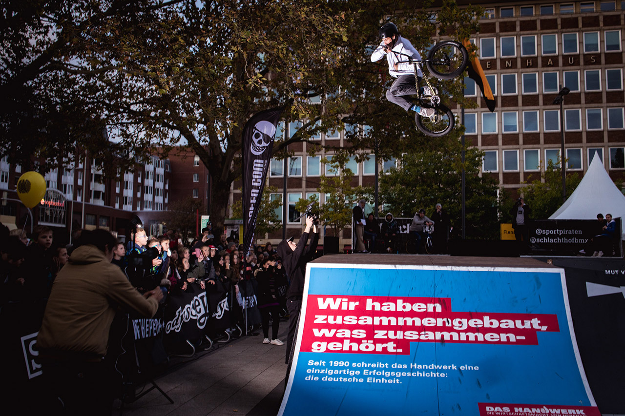 Perfekte Haltungsnoten für den SIBMX-Teamfahrer Adrian Warnken