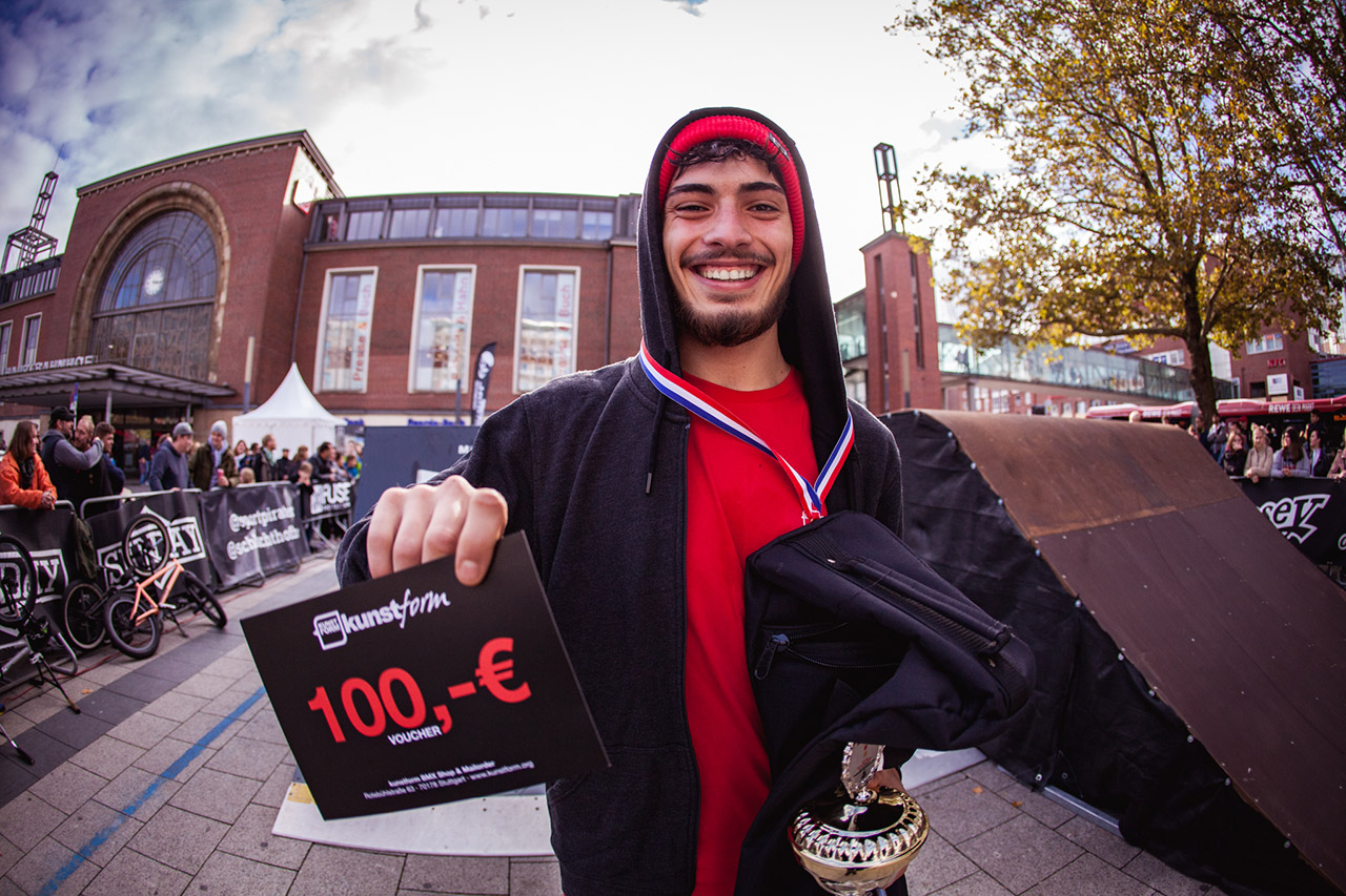 Der Gewinner der Amateurklasse auf dem TDE-Contest in Kiel: Sener Altintas