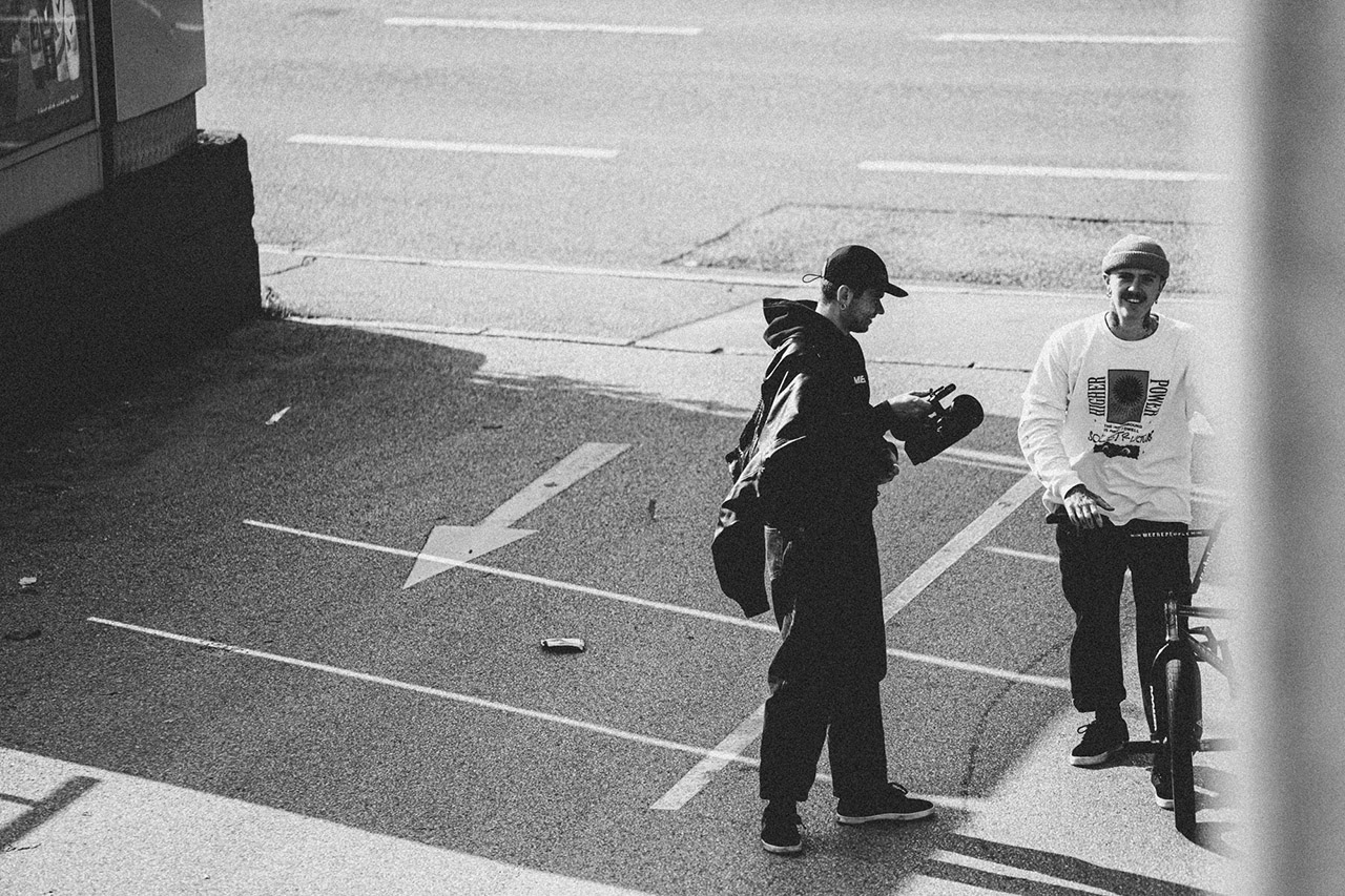 David Schaller war diesmal zwar ausnahmsweise als Autor und nicht als Filmer mit an Bord, half aber natürlich gerne hinter der Kamera aus, wenn mal Not im Mann war