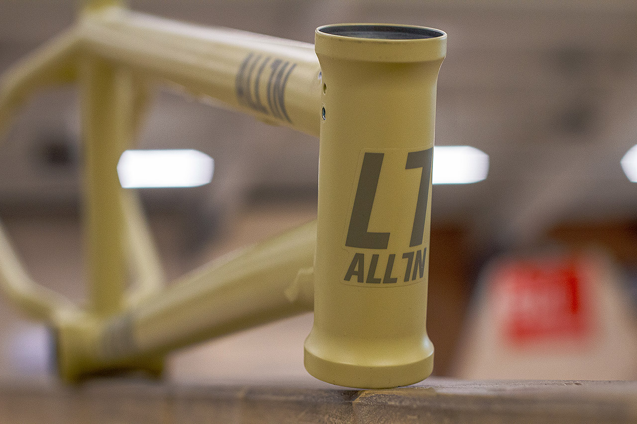 Die neuen BMX-Parkrahmen von All In kommen wahrscheinlich noch vor Weihnachten in den Handel