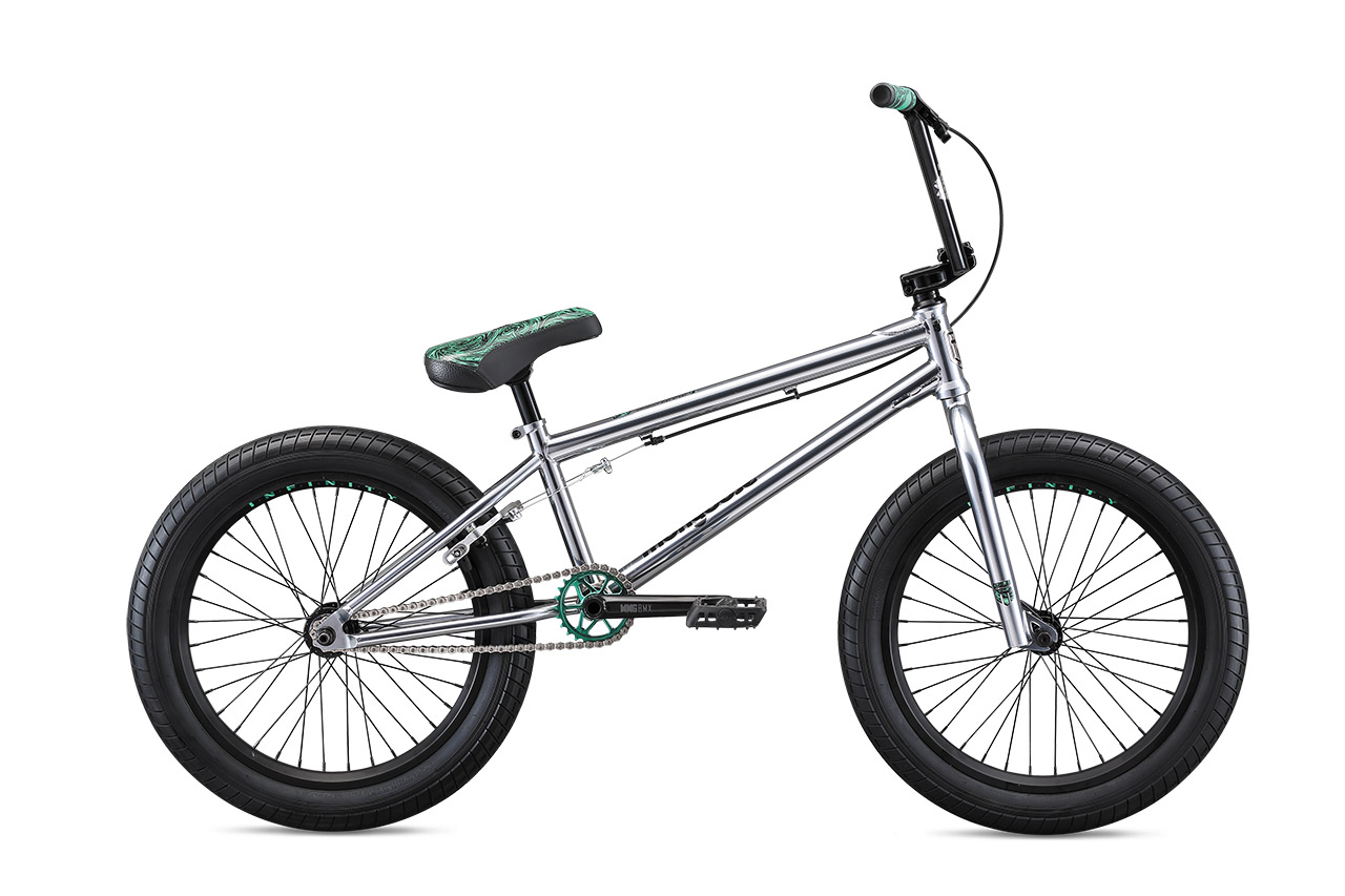 Der Rahmen und die Gabel des Mongoose Legion L500 sind zu 100 % aus 4130 Chromoly gefertig