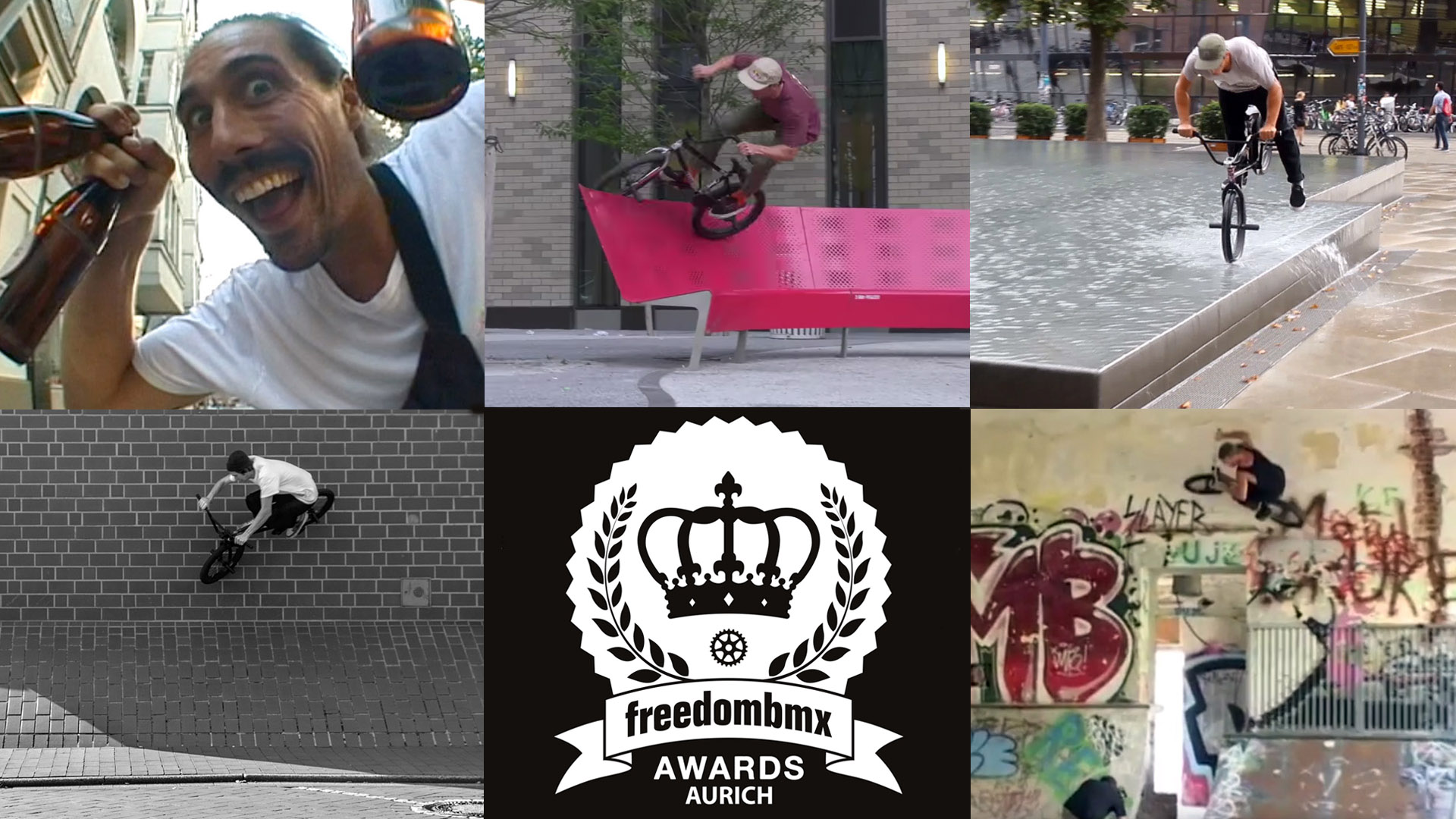Im Rahmen der freedombmx Awards 2019 küren wir unter anderem den besten deutschen Videopart des Jahres. Hier sind alle nominierten Edits auf einen Blick.