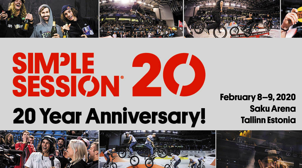 Die Simple Session, der größte und wahrscheinlich auch wichtigste BMX-Indoorcontest der Welt, feiert vom 6.-11.2.2020 seinen 20. Geburtstag!