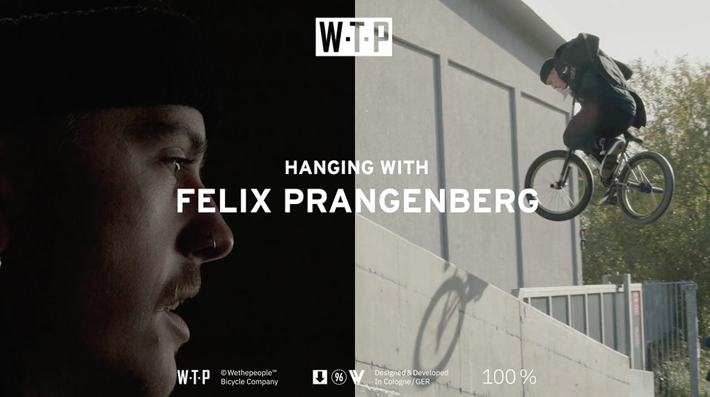 Für die erste Folge der "Hanging with"-Videoserie von wethepeople hat David Schaller einen Tag lang Felix Prangenberg seine Kamera ins Gesicht gehalten.