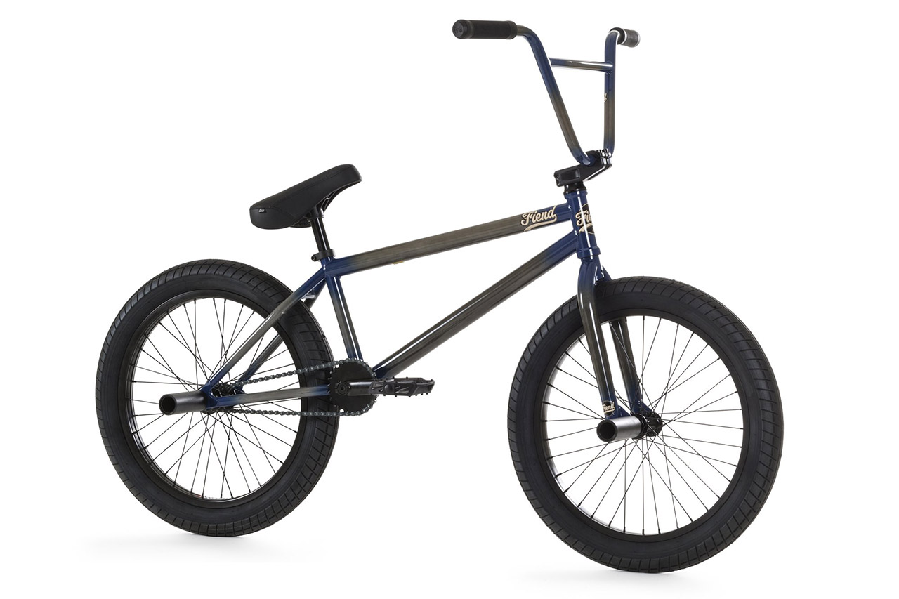 Fiend BMX Rad Type B in raw blau
