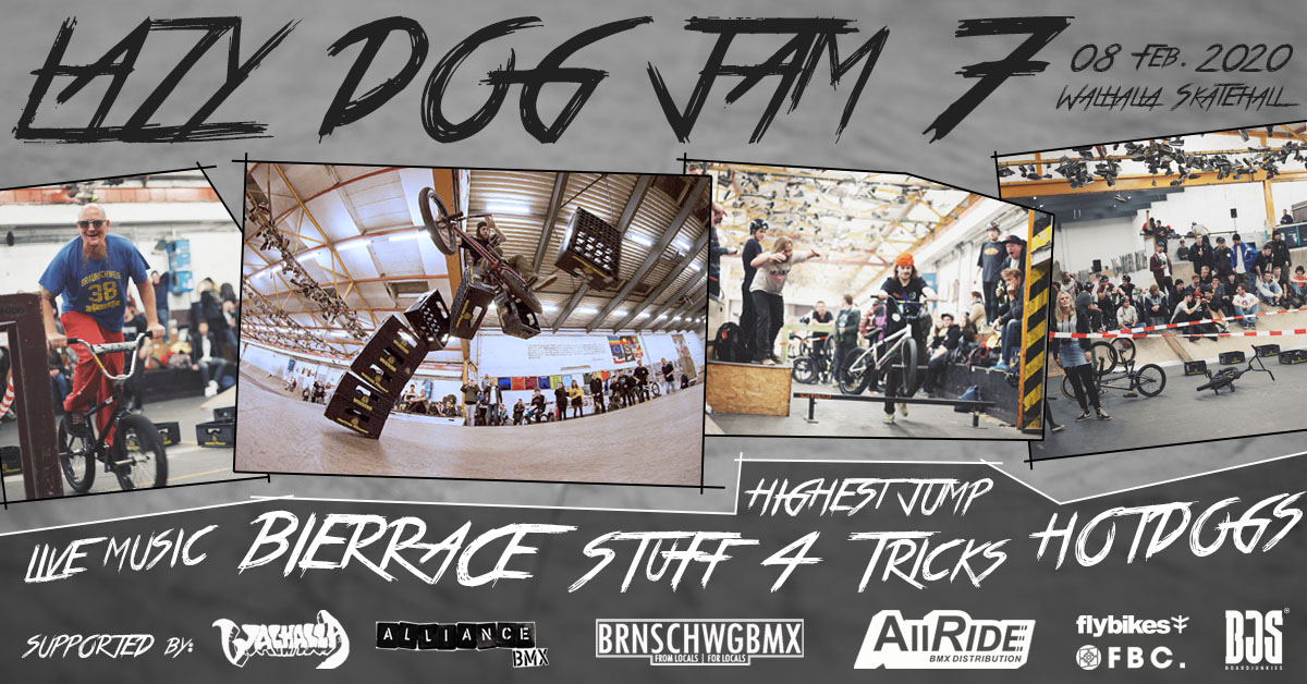 SAVE THE DATE! Der legendäre Lazy Dog Jam inklusive Bierrace geht am 8. Februar 2020 im Braunschweiger Why