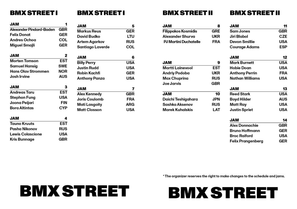 Simple Session BMX Street Qualifier Heats 2020