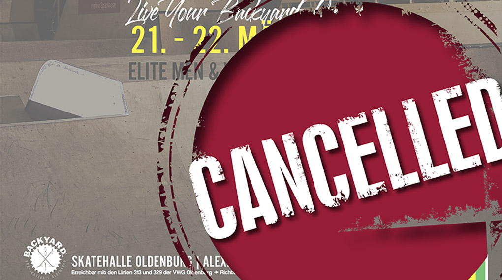 Aufgrund des Coronavirus muss der LYBD-Contest vom 21.-22. März 2020 in der Backyard Skatehalle Oldenburg leider verschoben werden.