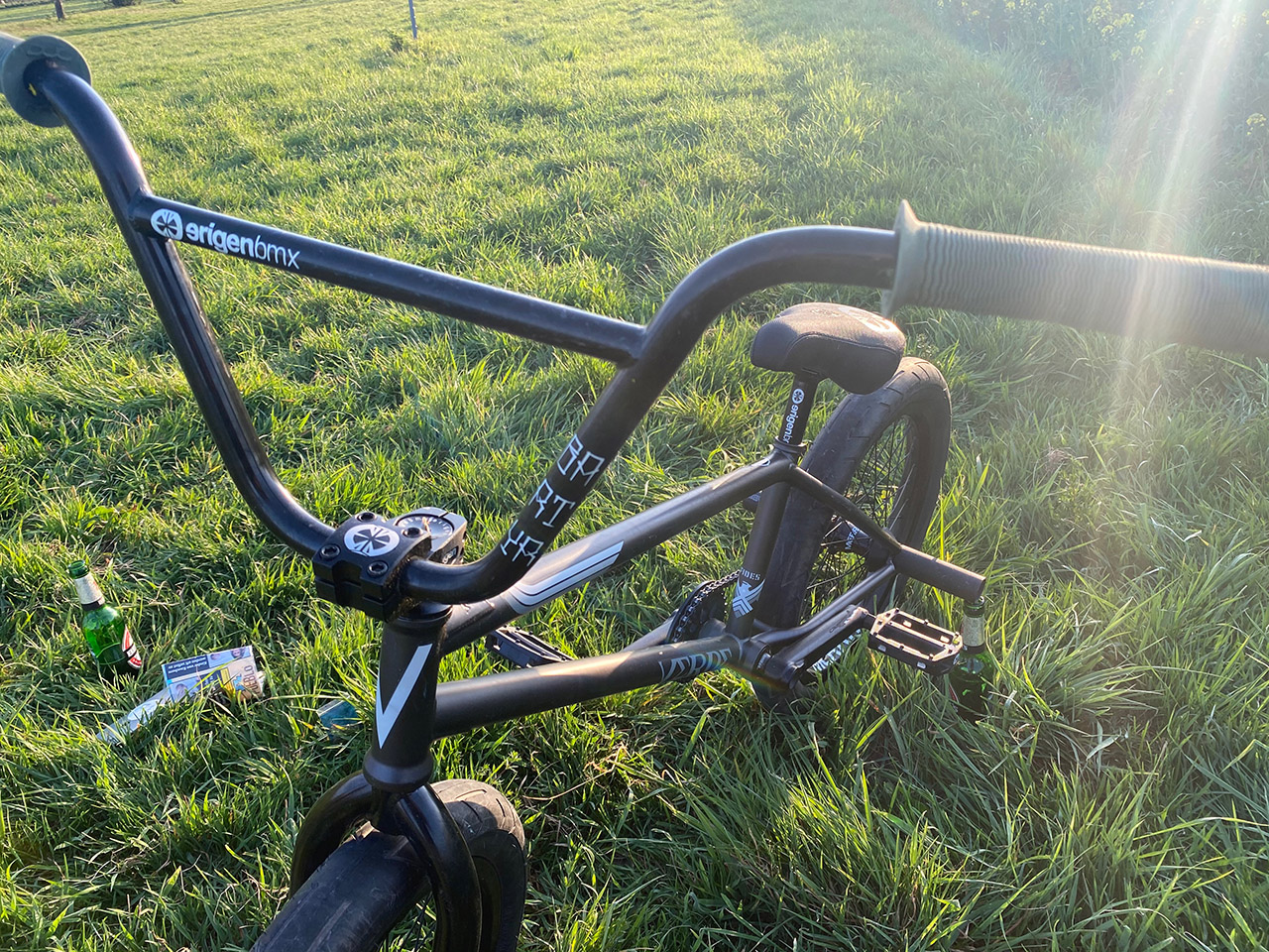 Leon Ditzel hat seinen Erigen BMX Bartyr in 9″ gekürzt