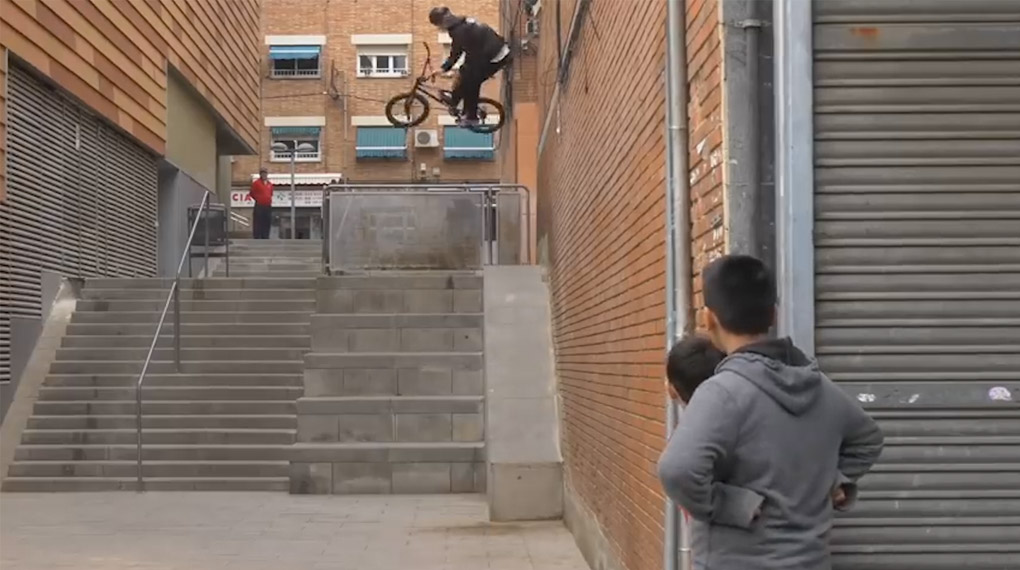 Anthony Perrin, Bruno Hoffmann, Dan Lacey and Boyd Hilder waren mit ihren 2020er Signaturerahmen von Federal Bikes in Barcelina unterwegs.