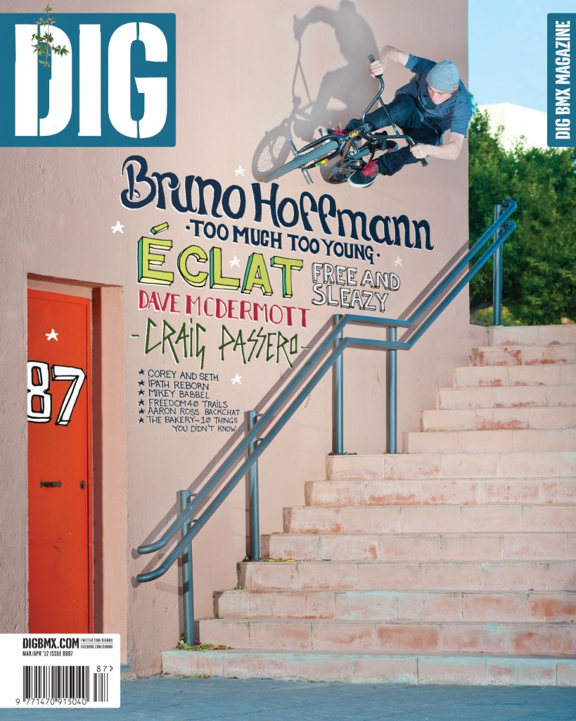 Bruno Hoffmann auf dem Cover des Dig Magazins, Ausgabe 87, März/April 2012