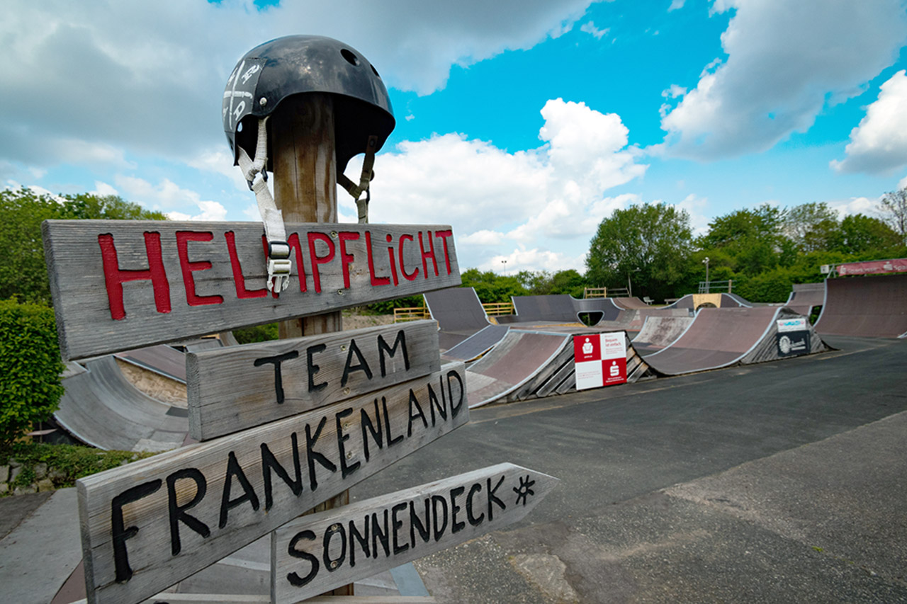 Helmpflicht bei Team Frankenland? Normal!