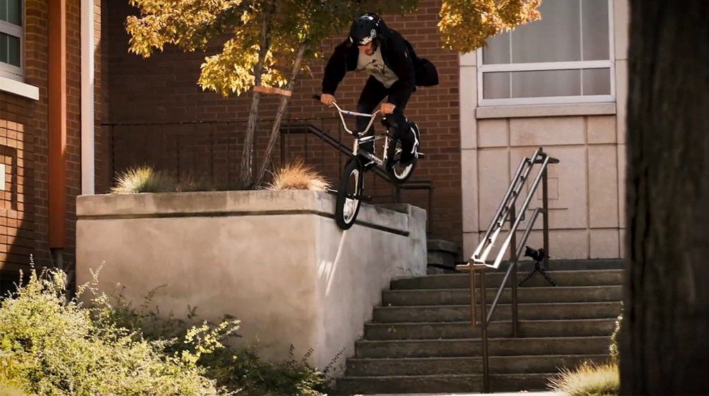 Tristen Cooper hat sich für sein neues Video auf dem YouTube-Kanal von GT BMX Freestyle ein paar amtliche Rails und Ledges in Utah vorgeknöpft.