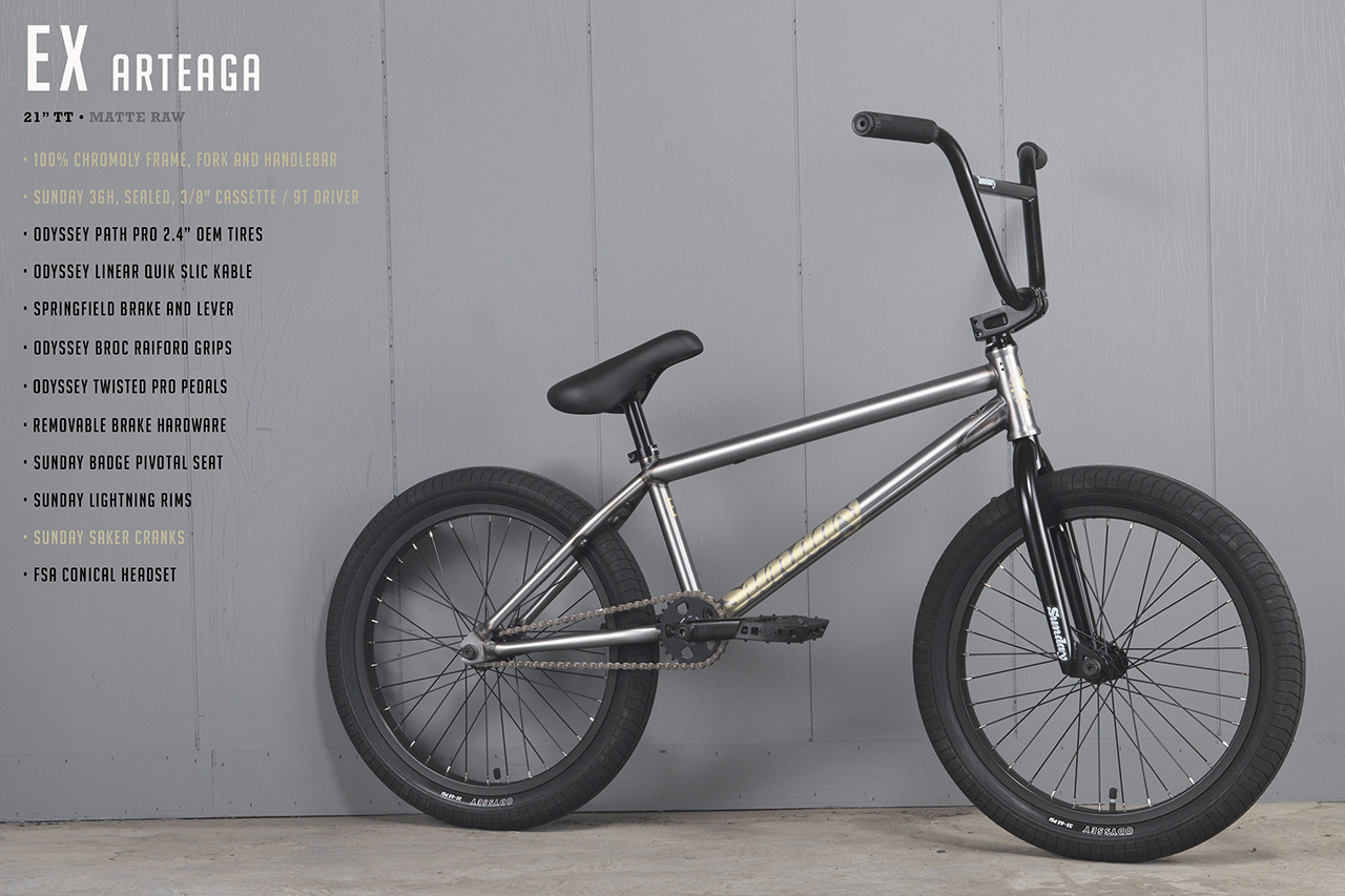 Sunday Bikes BMX Rad Ex Arteaga Signature