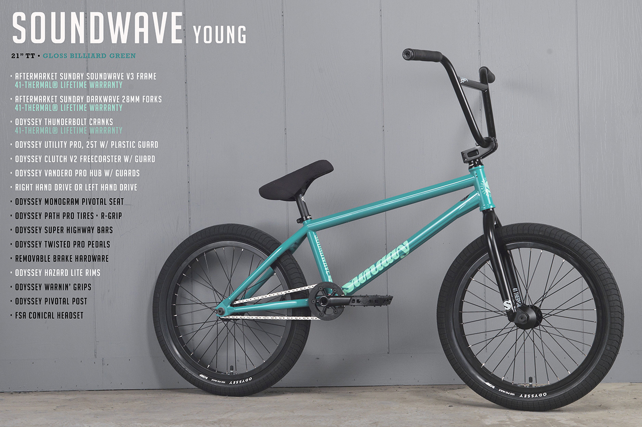 Sunday Bikes BMX Rad Soundwave Young Signature