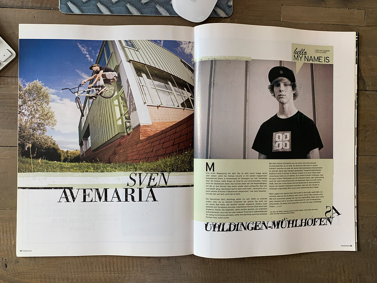 "Hello my name is" mit Sven Avemaria aus Ausgabe 91 (1/2010)