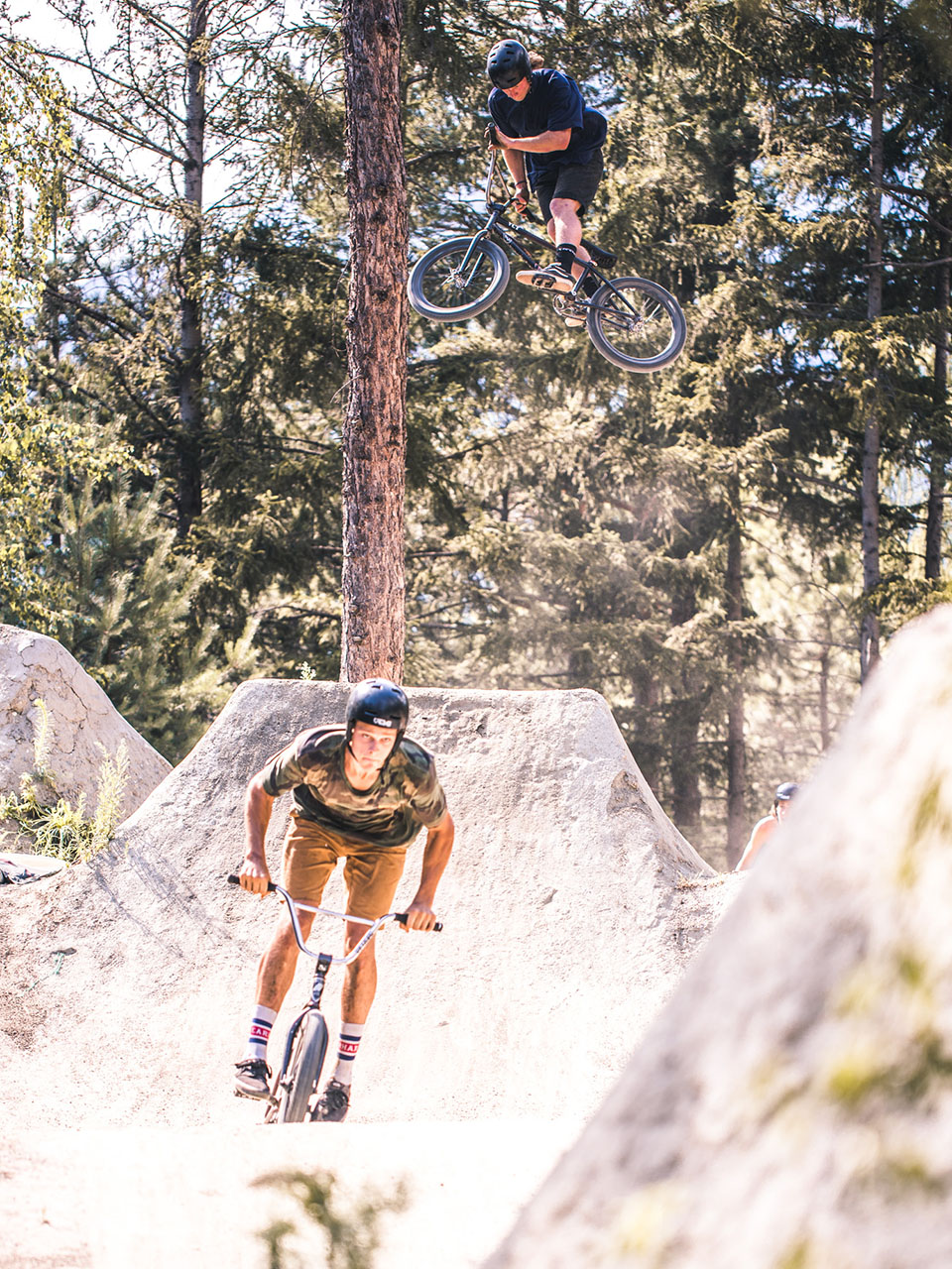 Wieder Moritz Riberich im Train mit Linus Pohl