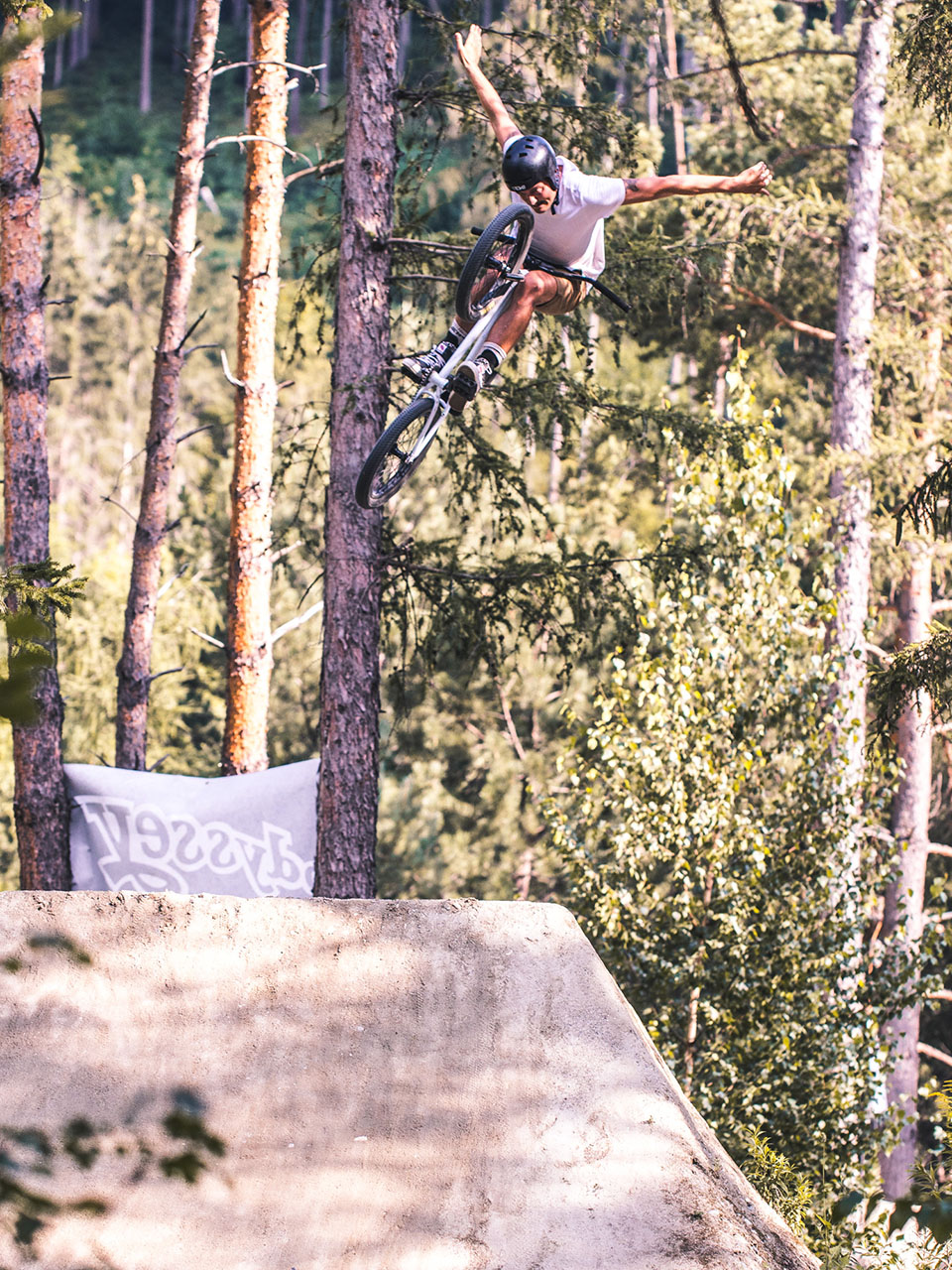 Chris Halbritter mit einem Nohand in der großen Line