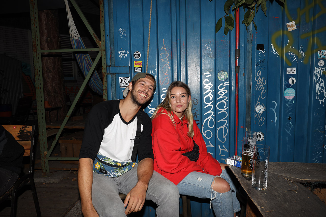 Matthias Dettki und seine Begleitung hatten in allerletzter Sekunde ihre Gästenlistenplätze ergattert