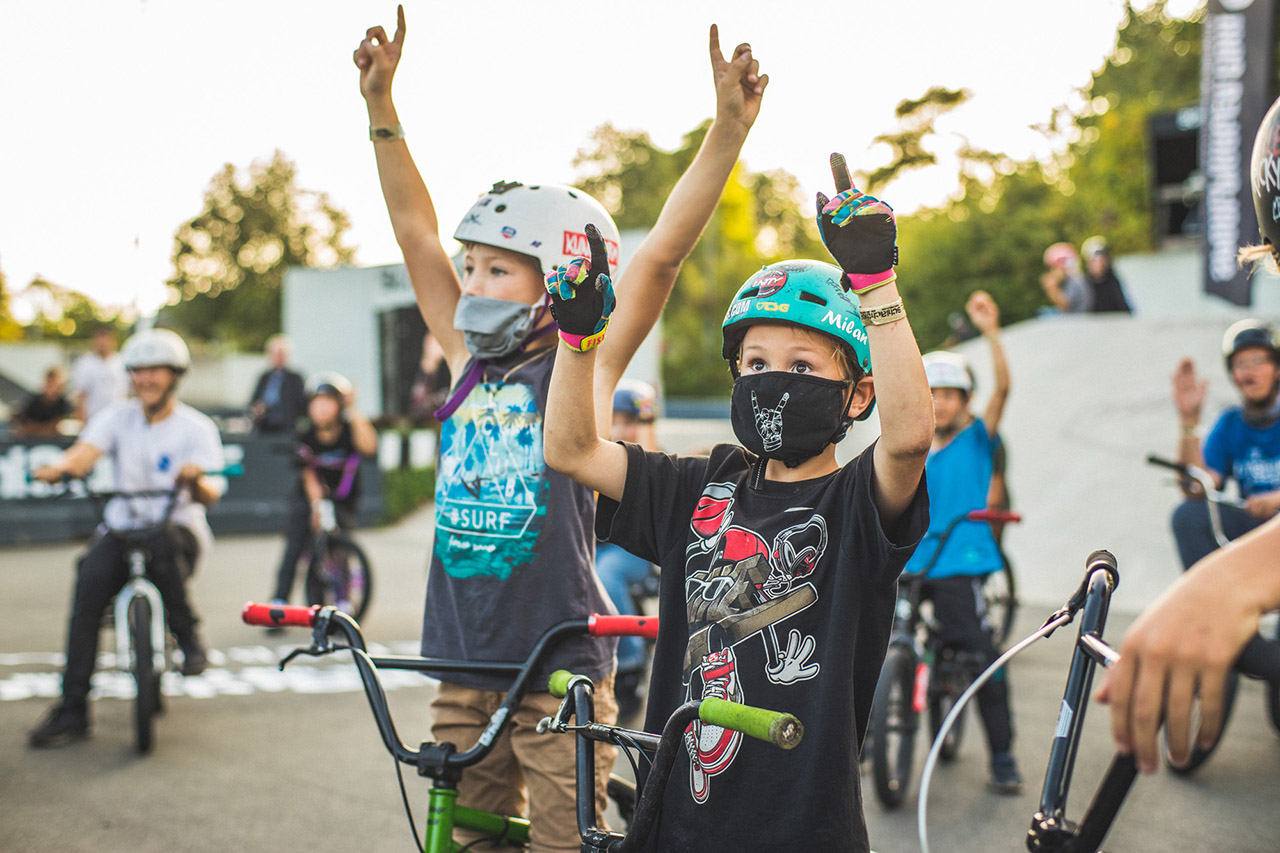Beim BMX-Jam in Flensburg durften wegen der Corona-Einschänkungen nur 120 Gäste auf das Gelände