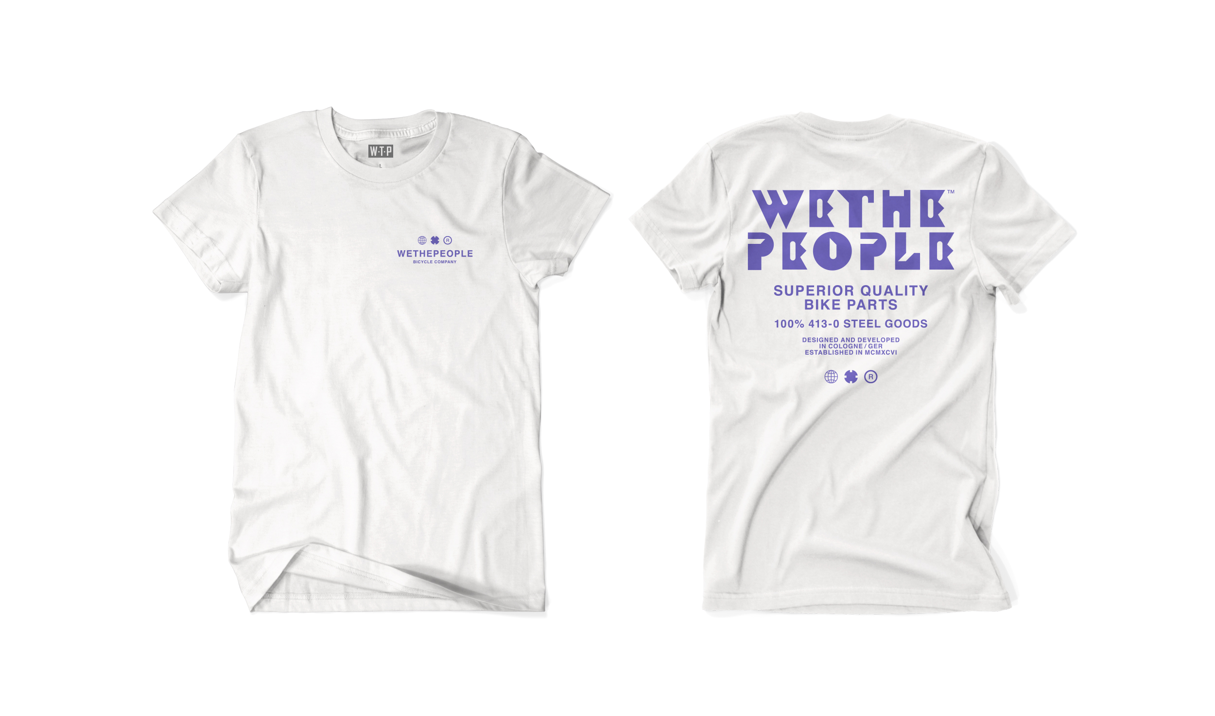 Wethepeople BMX SQB T-Shirt in weiß