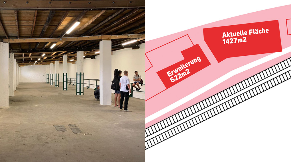 Die Gleis D Skatehalle in Hannover soll erweitert werden. Es gibt nur noch noch ein Problem: Für die Finanzierung des Ganzen fehlt noch deine Spende.