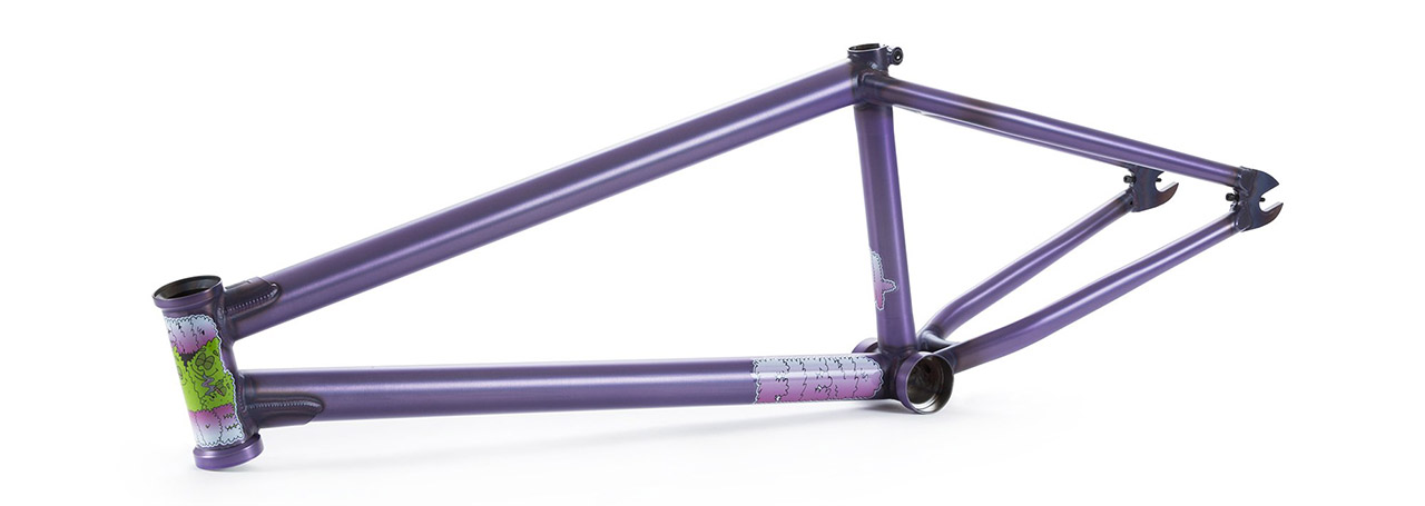 Fiend Ty Morrow BMX Rahmen in lila