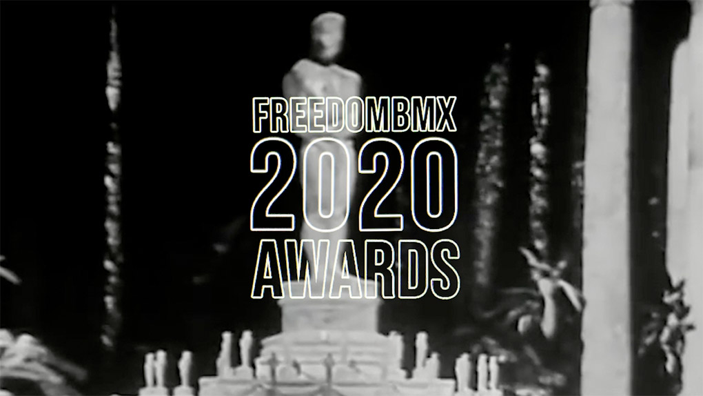 Hier entlang für die große Onlinepreisverleihung der freedombmx Awards 2020 mit den besten Fahrern und Videos der vergangenen 12 Monate.