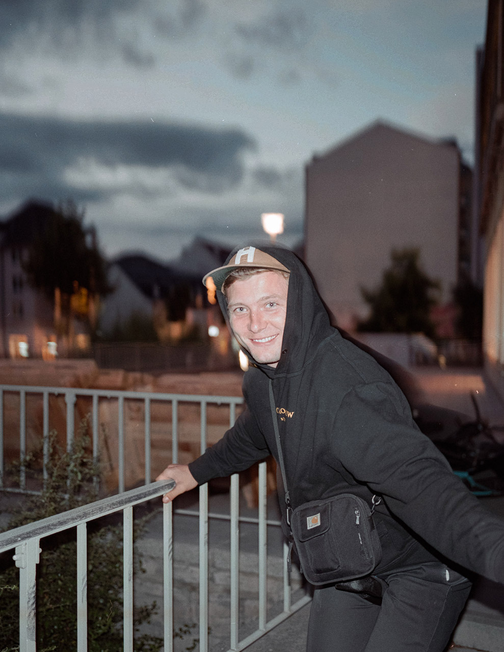 Dima Prykhodko war einer der Teilnehmer von Mimo Seedlers abendlichem Einradworkshop