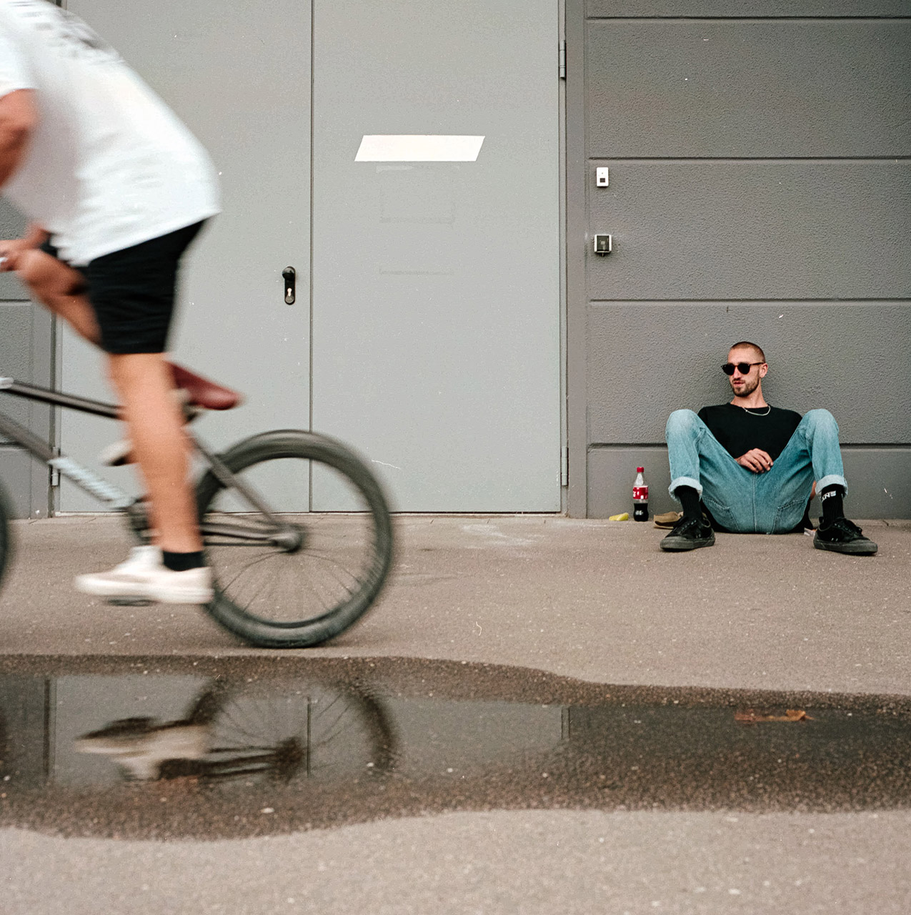 Jan Mihaly kurz nach seinem ersten und noch kürzer vor seinem zweiten Besuch in der Notaufnahme