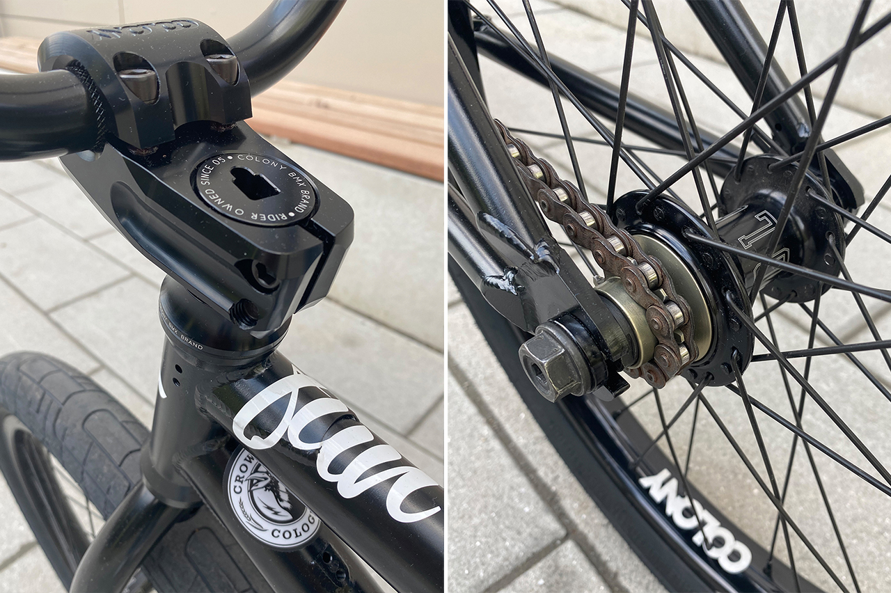 Ein Hinterbau, der länger als 13,5" ist? Grundgütiger! Der Colony-Fahrer Marcel Gans steht uns in diesem Bikecheck Rede und Antwort.