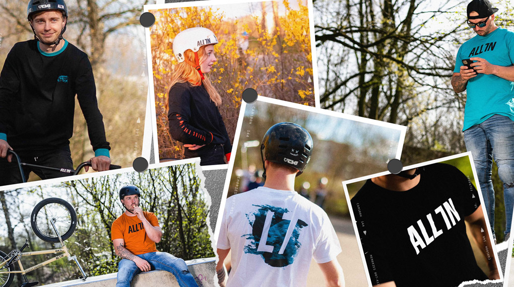 VERLOSUNGSALARM: 3 x 1 T-Shirt und 3 x 1 Longleeve von All In BMX zu gewinnen! Alles Weitere erfährst du hier.