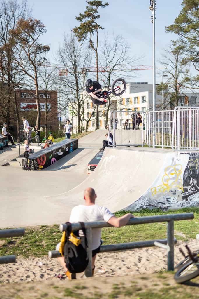 Der Skatepark in Ludwigsfelde ist jetzt 200 qm größer; Foto: Michael Förster