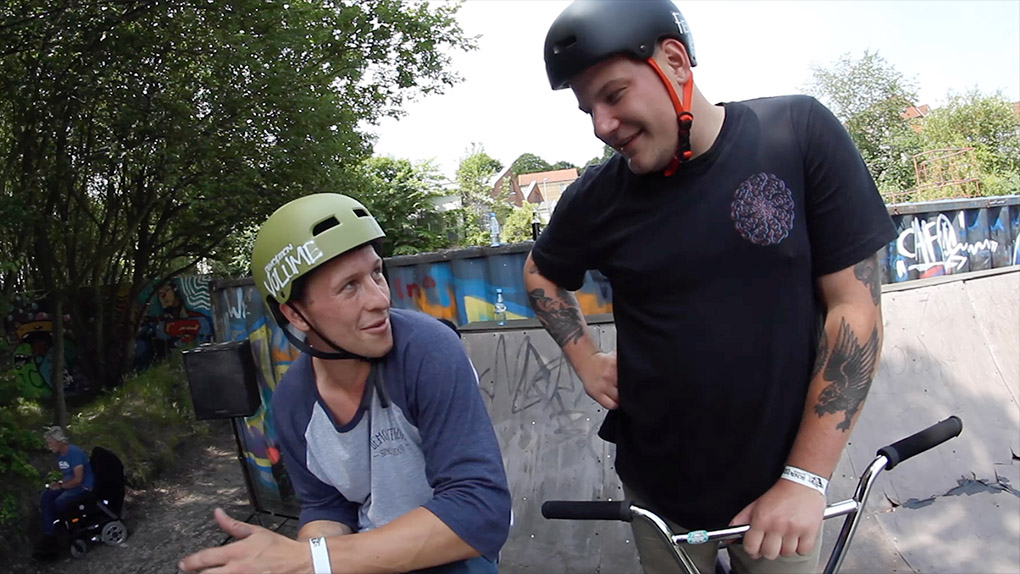 MOIN! Hier entlang für die Streethalbfinalläufe beim "Game of BIKE"-Turnier 2021 im Schlachthof BMX- und Skatepark Flensburg.
