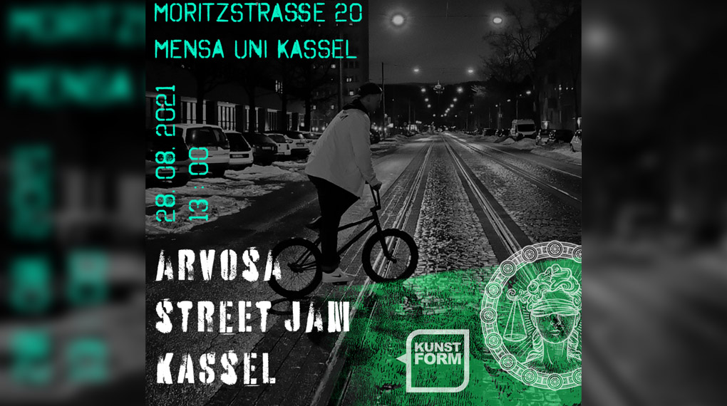 Reclaim the streets! Am 28. August 2021 findet in Kassel ein BMX-Streetjam statt. Weitere Informationen dazu findest du hier.​