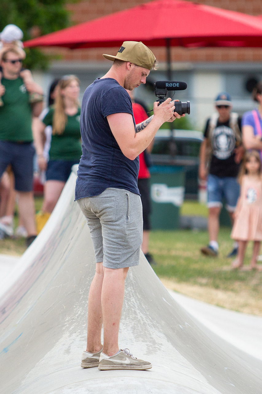 Robert Heidepriem gab an der Videoproduktionsfront alles