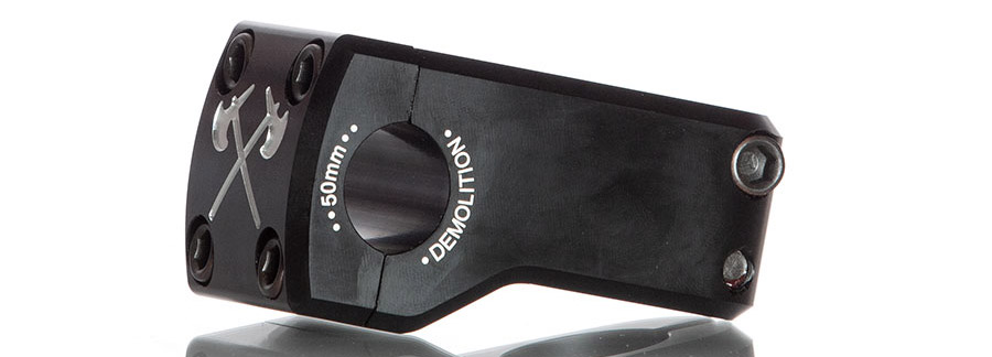 BMX Frontload Vorbau von Demolition Parts in schwarz