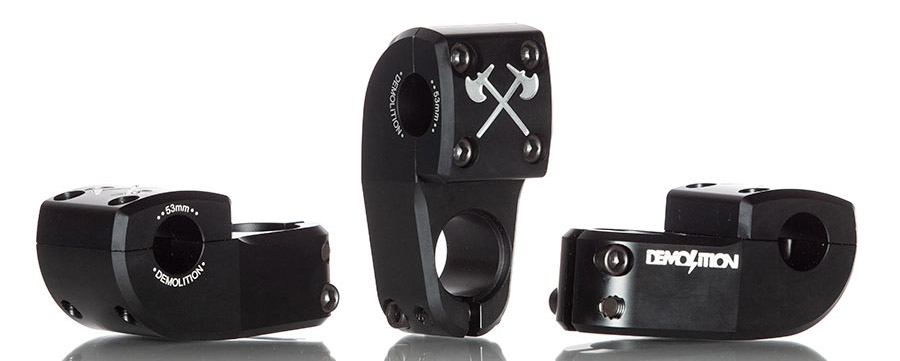 BMX Topload Vorbau von Demolition Parts in schwarz