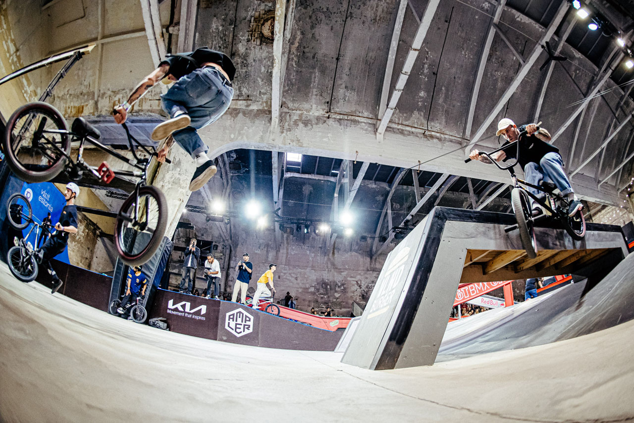 Filippakos Kosmidis hatte in seinen Runs etwas Pech, aber dafür lief es umso besser während des Best-Trick-Contests für ihn: Gap to Luc-E to Hard Whip to 1st place für unseren Homie aus Griechenland