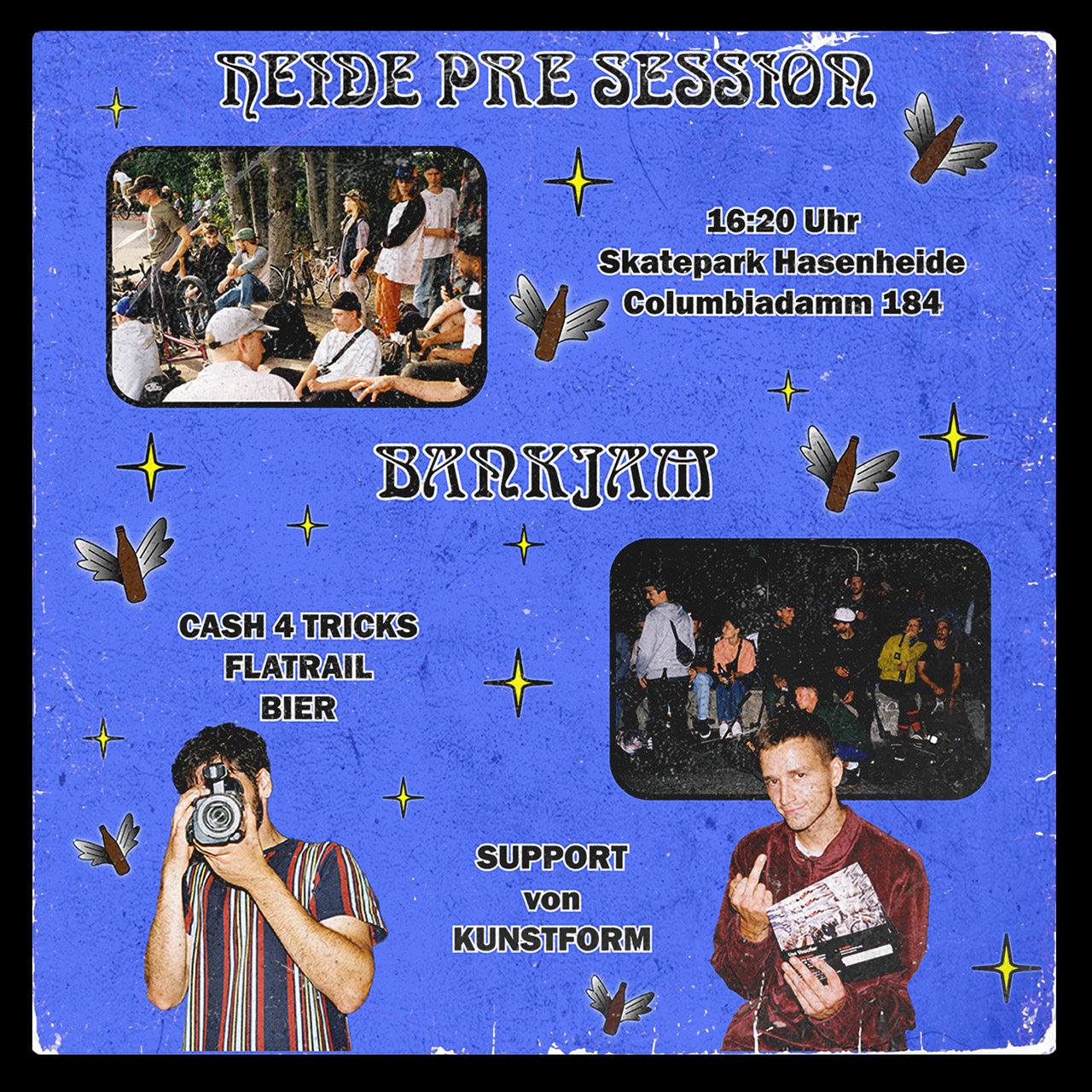 Bank Jam Pre-Session Hasenheide Skatepark Berlin