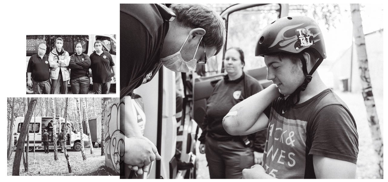 Mal ein dickes Dankeschön an die Helfer vom DRK