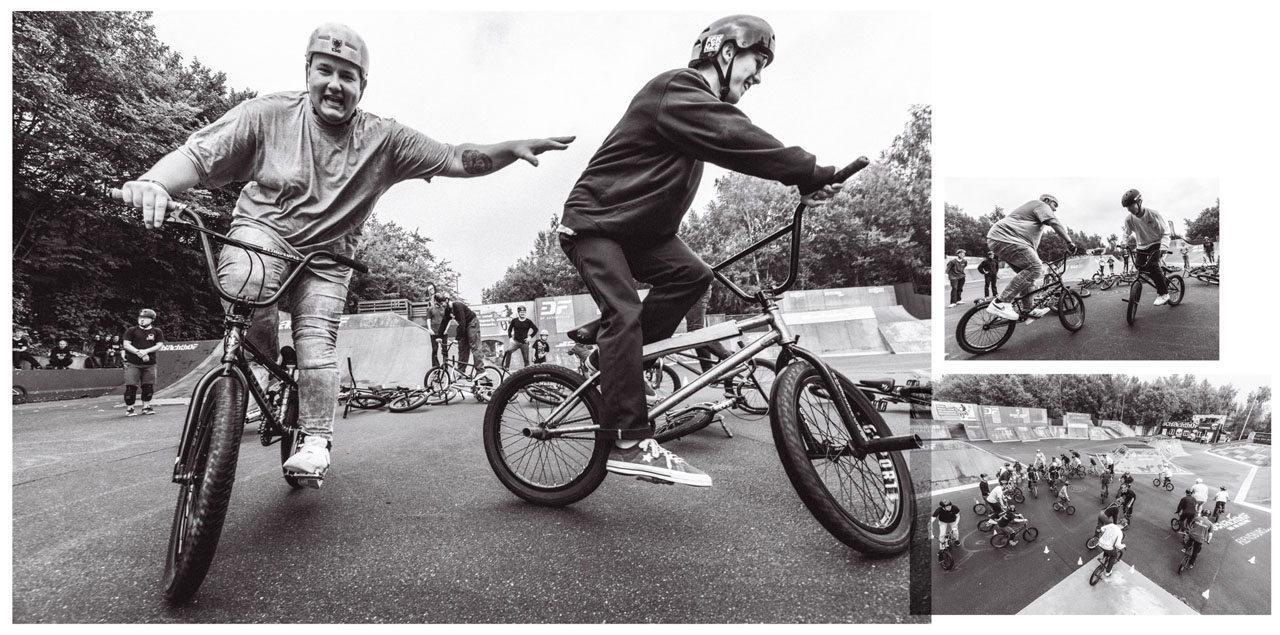 Deswegen versüsste man sich die Regenpausen mit feinen Spielen. Lennard Desler hat, glaube ich, alle Runden von "Foot Down" gewonnen
