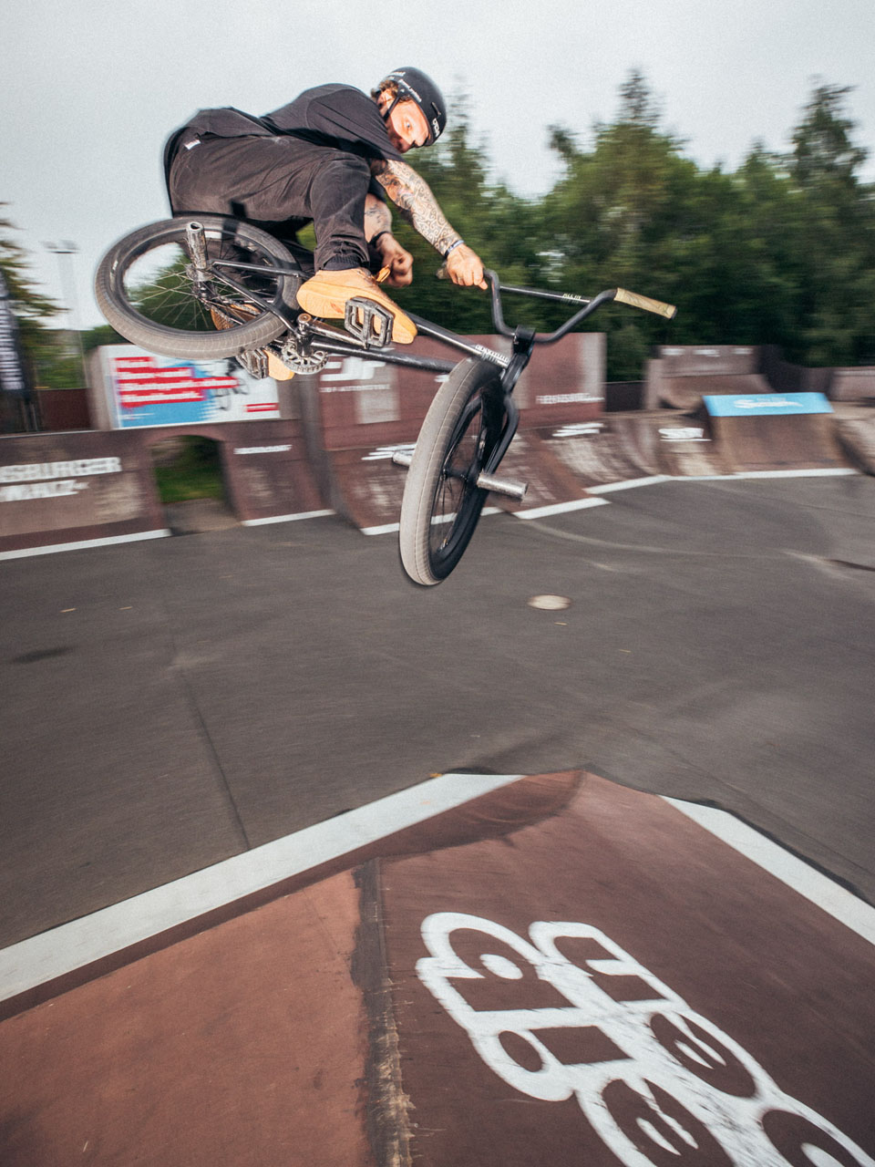 Marcel Profittlich war an diesem Wochenende hauptsächlich mit der Videokamera in der Hand zu sehen. Dennoch hatte er kurz Zeit, um diesen schönen Toboggan zu performen