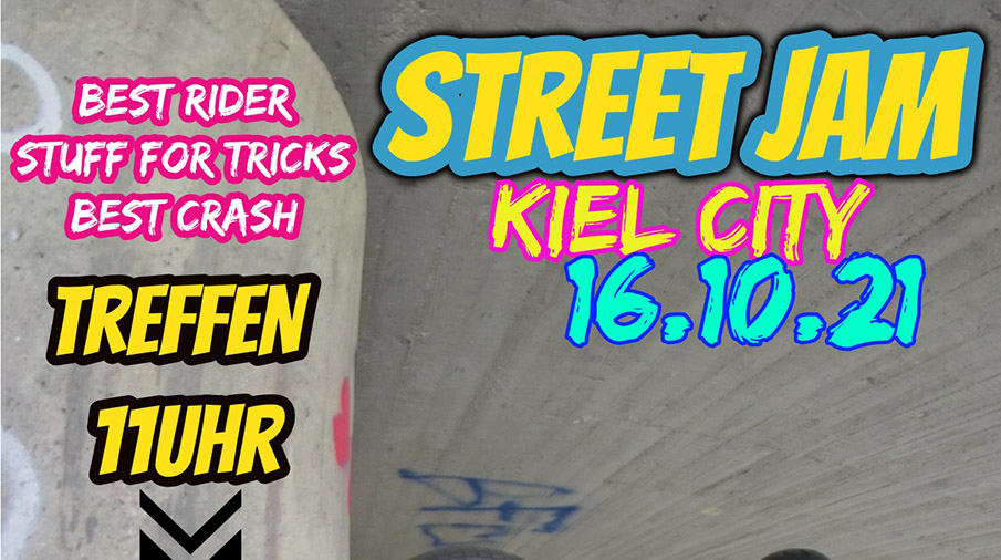 Am 16. Oktober 2021 findet ein BMX-Streetjam in Kiel statt, bei dem es einiges an Sachpreisen abzuräumen gibt.