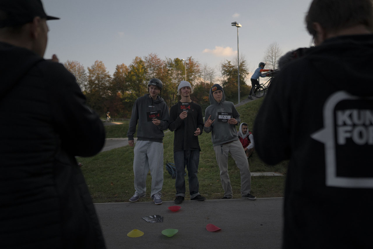 Die Gewinner des Amateurcontest auf dem BMX Union Jam in Stuttgart