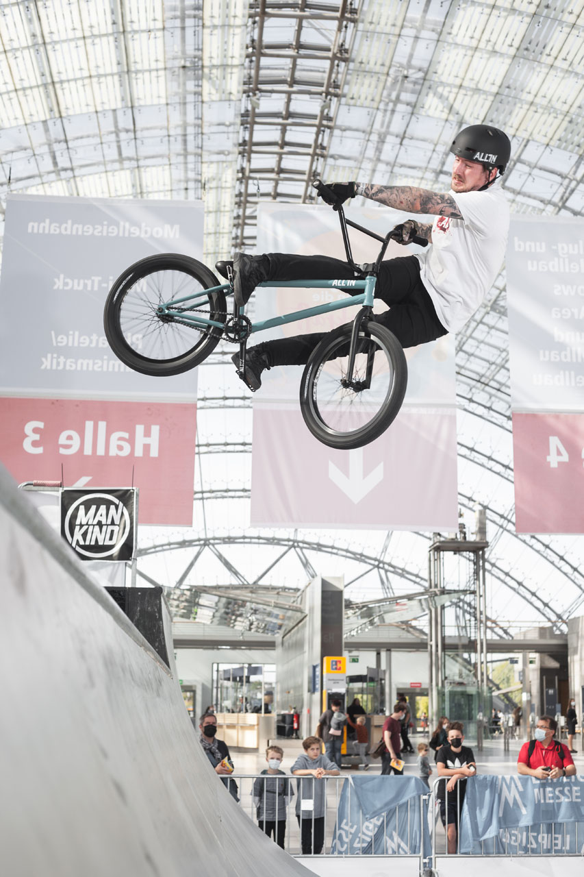 Mike Bräutigam war wahrscheinlich der dienstälteste Fahrer des Contests, was ihn aber nicht davon abhielt, ordentlich abzugehen