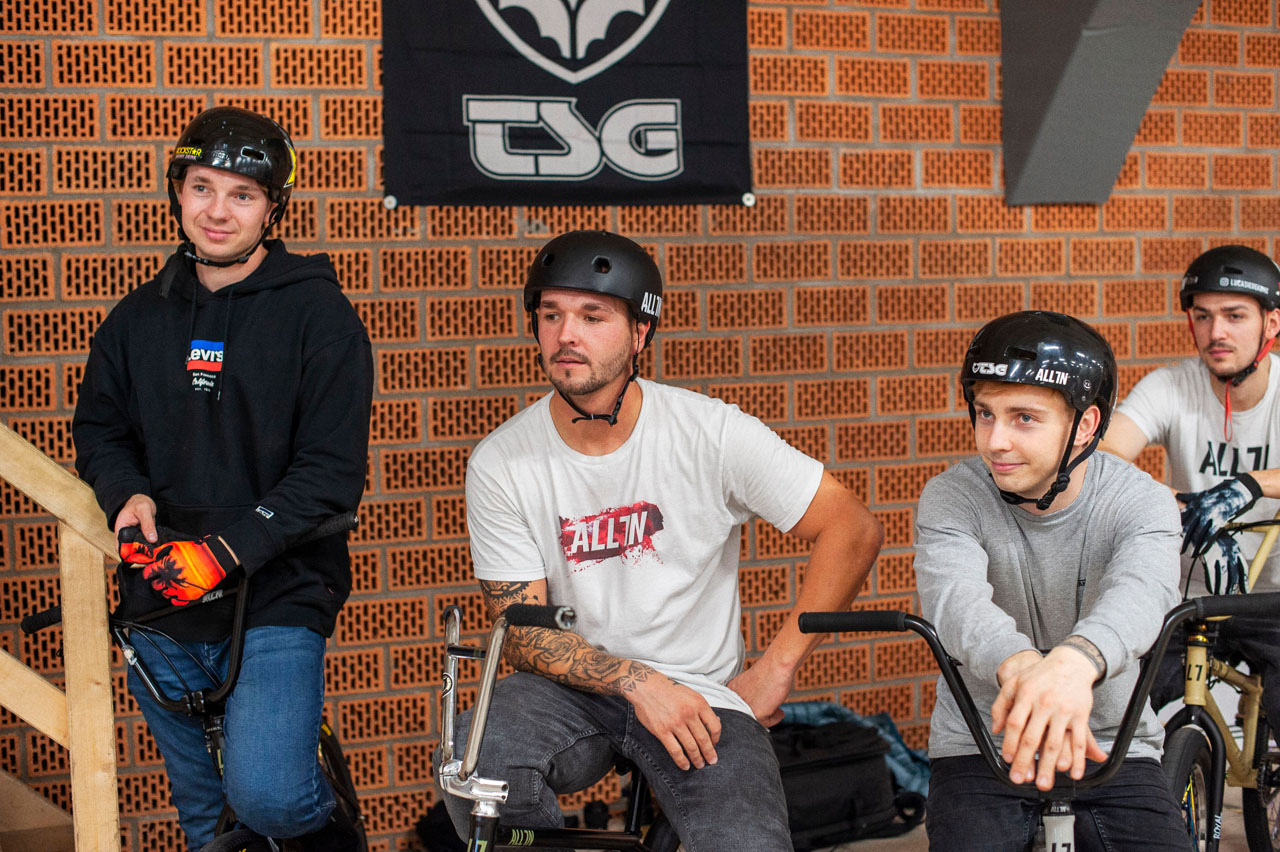 Michi, Tobias, Dean und Lucas