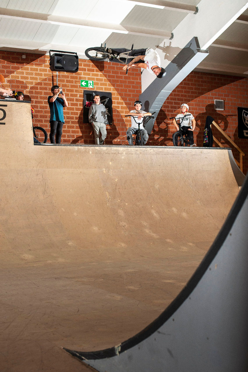 Die Hallendecke war für Tobias