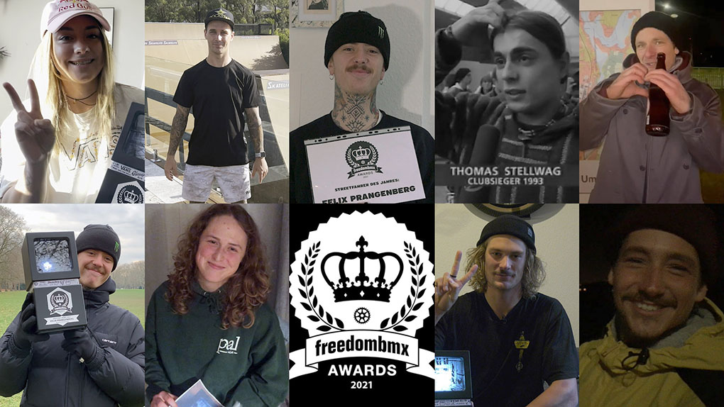 Hier findest du die alle Ergebnisse und Platzierung der freedombmx Awards 2021, die auch in diesem Jahr coronabedingt online vergeben wurden.